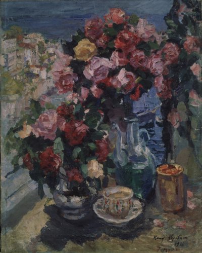 Růže. Gurzuf, 1916 od Konstantin Alekseevich Korovin