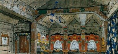 Scénický návrh k opeře Kníže Igor od A. Borodina, 1914 od Konstantin Alekseevich Korovin
