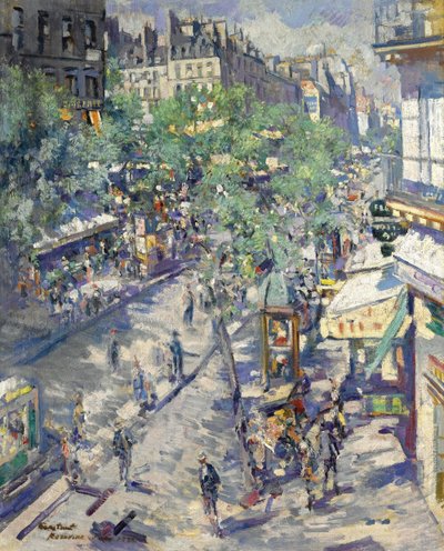 Boulevard de Sebastopol v Paříži, 1923 od Konstantin Alekseevich Korovin