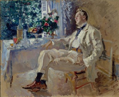 Portrét zpěváka Feodora Ivanoviče Chaliapina 1873-1938, 1911. od Konstantin Alexeyevich Korovin