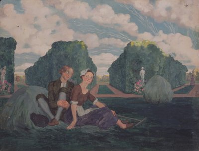 Milenci od Konstantin Andreevic Somov