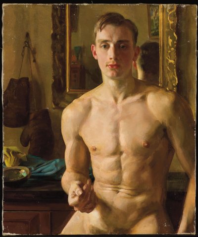 Boxer od Konstantin Andreevic Somov