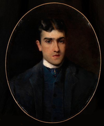 Portrét Luciena Guitryho (1860-1925) (Portrét Luciena Guitryho) - Obraz Konstantina Jegoroviče Makovského (Constantin Makovski) (1839-1915) olej na plátně (64x51 cm) - Soukromá sbírka od Konstantin Egorovich Makovsky