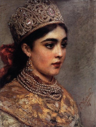 The Boyar Woman, 1890 od Konstantin Egorovich Makovsky