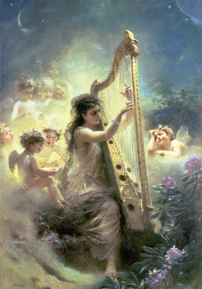 Jídlo lásky (olej na plátně) od Konstantin Egorovich Makovsky