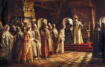 Car Alexej Michajlovič Výběr nevěsty, 1886 od Konstantin Egorovich Makovsky