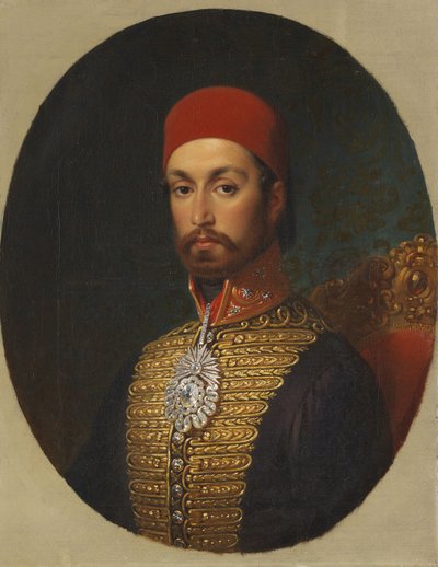 Portrét sultána Abdülmecida I., c. 1846 od Konstantin Johann Franz Cretius