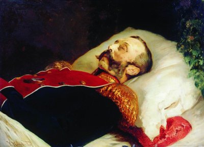 Konstantin Makovský Alexandr II. na jevišti 1881 od Konstantin Makovsky