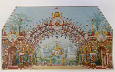 Scénografie k baletu Louskáček P. Čajkovského, 1892 od Konstantin Matveevich Ivanov