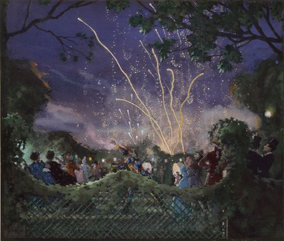 Ohňostroj, 1929 od Konstantin Somov