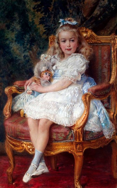 Portrét velkovévodkyně Marie Nikolajevny z Ruska, 1899-1918, 1905. od Konstantin Yegorovich Makovsky