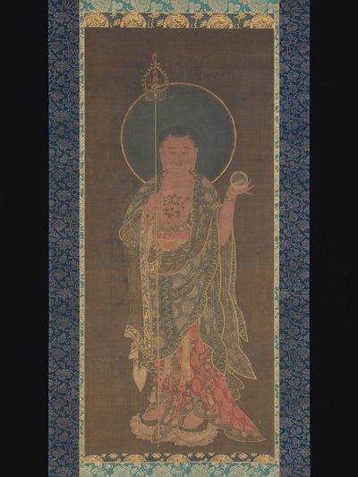 Závěsný svitek Kshitigarbha, 1300-50 od Korean School