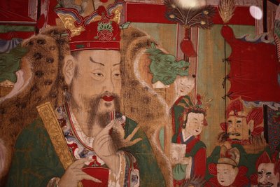 Ogwan, čtvrtý král pekel (detail), 1798 od Korean School