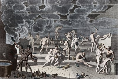Ruské lázně, 1811 od Korneev