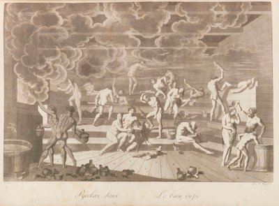 Ruské lázně. Národy Ruska aneb popis mravů od Charlese de..., 1811-1812. od Korneev