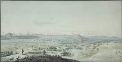 Pohled na pevnost Konstantinogorsk z hory Mashuk, 1805 od Korneev