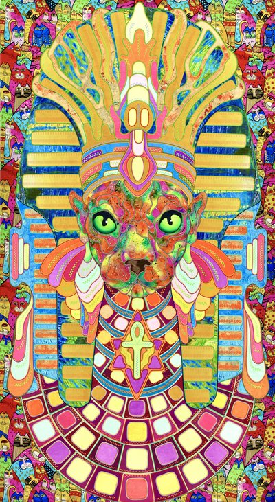 Psychedelická faraonova kočka od Kostyantin Malginov