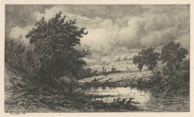 Na řece Shepang, Connecticut od Kruseman Van Elten