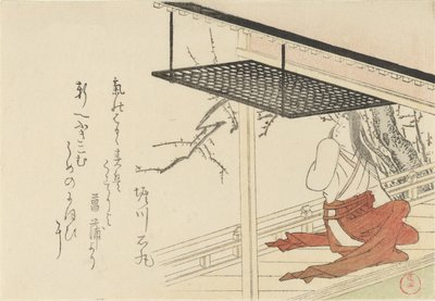 Dvorní dáma na Verandě, 1796. od Kubo Shunman