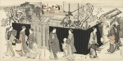 Návrat ze setkání poezie, c.1785-89 od Kubo Shunman