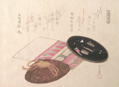 Tsuba Sword Guard and Bags, 19. století. od Kubo Shunman