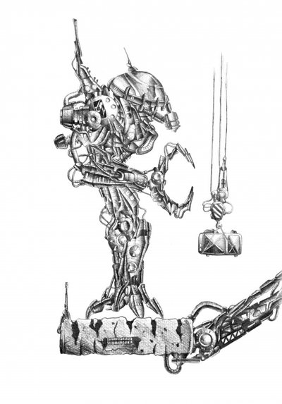 Futuristické mechanické stvoření od Kulik