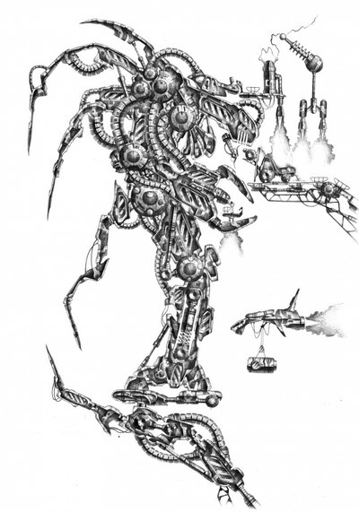 Průmyslový mechanický golem od Kulik