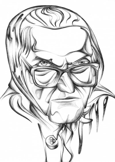 Intenzivní stylizovaný portrét od Kulik