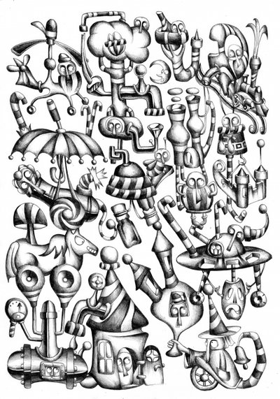 Fantastická surrealistická stvoření od Kulik