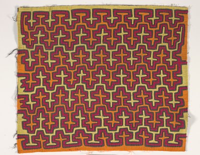 Shirt Panel (mola), cca 1950 (aplikovaná bavlna) od Kuna Indian Culture