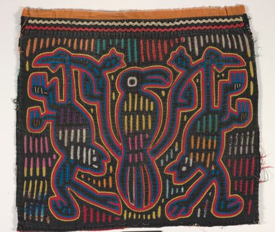 Panel košile (mola) (aplikovaná bavlna) od Kuna Indian Culture