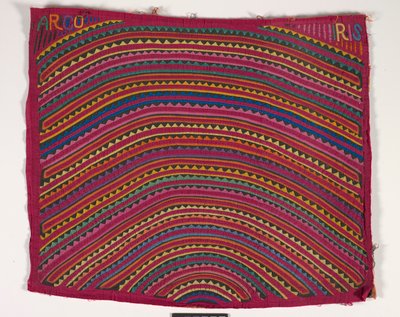 Panel košile (mola) (aplikovaná bavlna) od Kuna Indian Culture