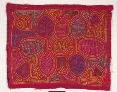 Panel košile (mola) (aplikovaná bavlna) od Kuna Indian Culture