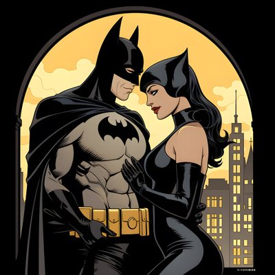 Batman a Catwoman 3 od Kurt Heppke