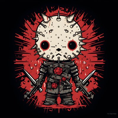 Design košile Hello Kitty as Pinhead 1 od Kurt Heppke