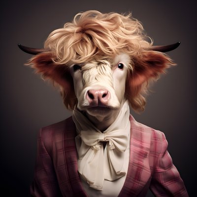 Highland Cow jako Marilyn Monroe 4 od Kurt Heppke