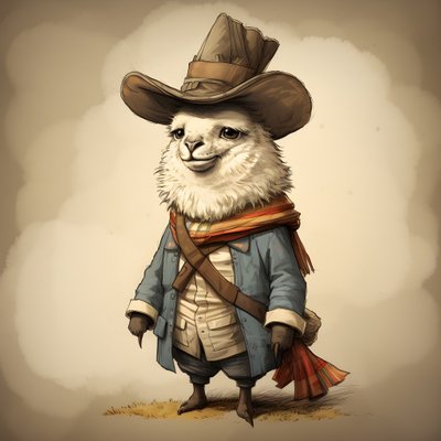 Lama, Amerika 18. století 1 od Kurt Heppke