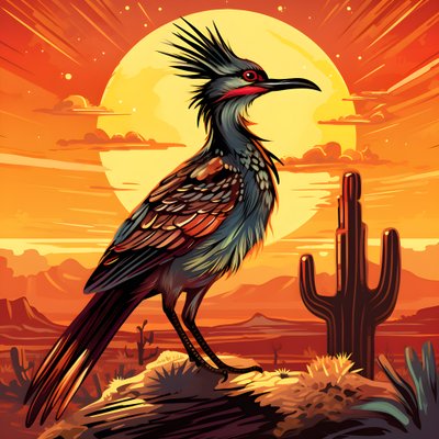 Roadrunner horké slunce 2 od Kurt Heppke