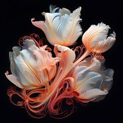 Balení tulipánů 4 od Kurt Heppke