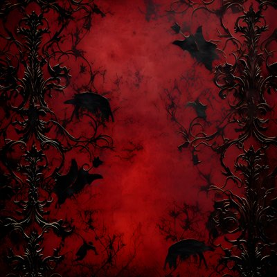 halloween scrapbookový papír 2 od Kurt Heppke