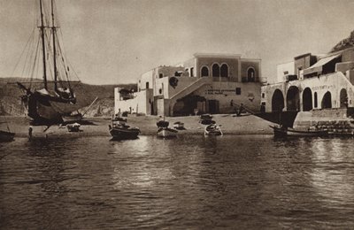 Itálie: S Angelo, Ischia (černobílá fotografie) od Kurt Hielscher