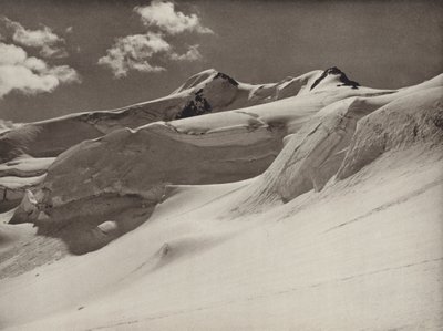 Wildspitze ze západu (čb foto) od Kurt Hielscher