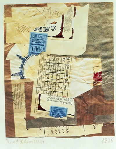 Velbloud, 1936. od Kurt Schwitters