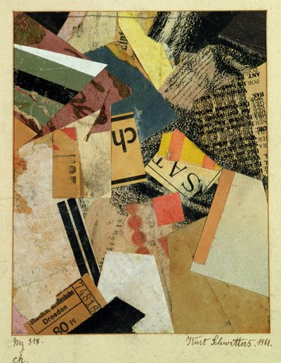 MZ 318 CH., 1921 od Kurt Schwitters