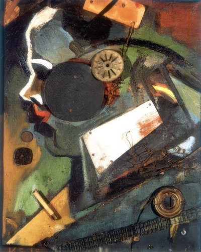 Merzbild 1A (Lékař) od Kurt Schwitters
