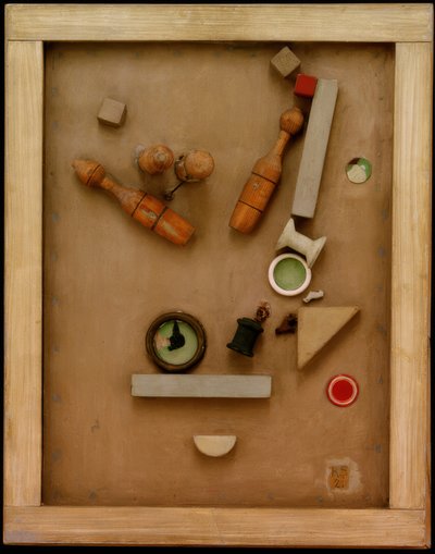 Merzbild 46 A. Obraz kužele od Kurt Schwitters