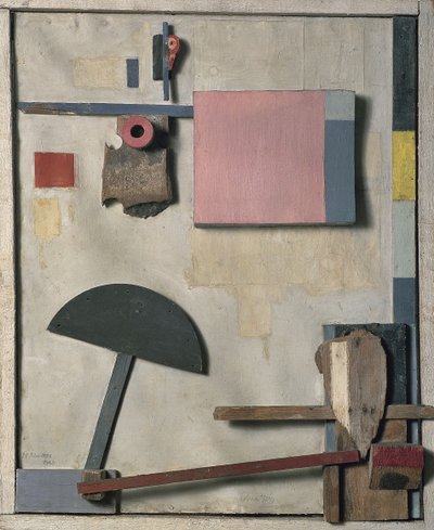 Merzbild Kijkduin, 1923 od Kurt Schwitters