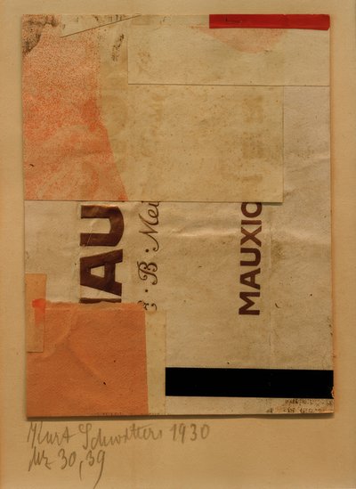rozptýlené 0,39 od Kurt Schwitters
