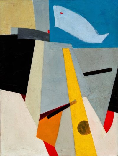 Bez názvu (obrázek s velrybou) od Kurt Schwitters