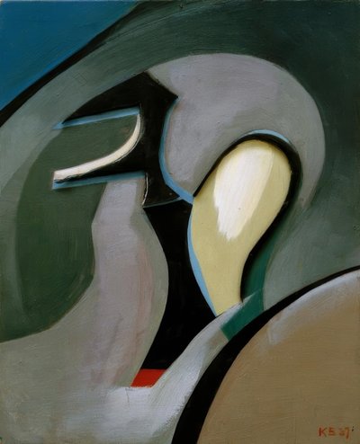 Bez názvu (s tvarem helmy) od Kurt Schwitters